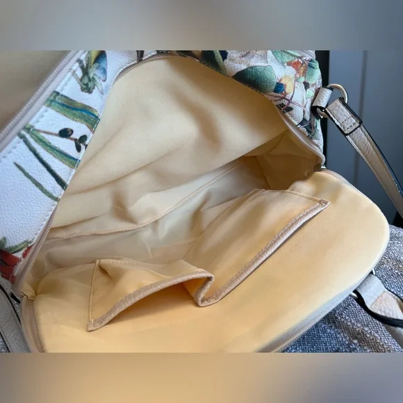 Dana Buchman Botanical/Flower, Double Handle Handbag, crossbody - Picture 9 of 13